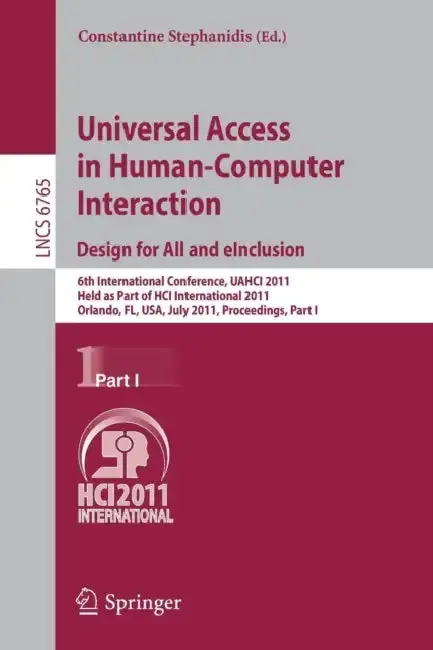 Cover of Universal Access in Human-Computer Interaction. Design for All and Einclusion