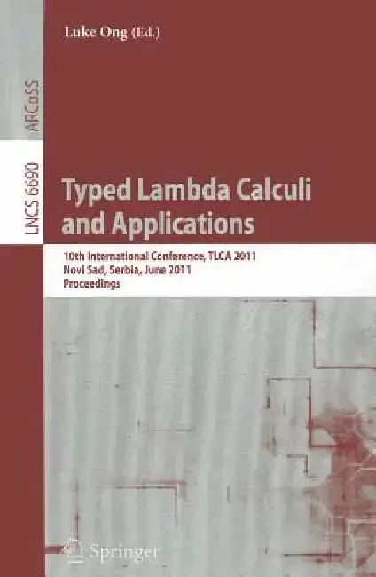 Cover of Typed Lambda Calculi and Applications