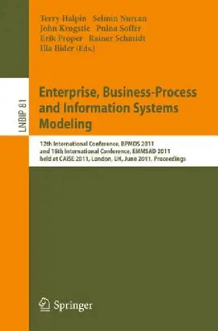 Cover of Enterprise, Business-Process and Information Systems Modeling