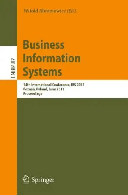 Cover of Business Information Systems