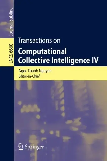 Cover of Transactions on Computational Collective Intelligence IV