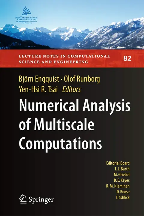 Cover of Numerical Analysis of Multiscale Computations