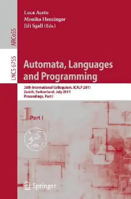 Cover of Automata, Languages and Programming