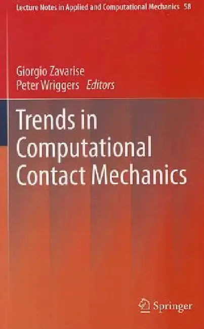 Cover of Trends in Computational Contact Mechanics