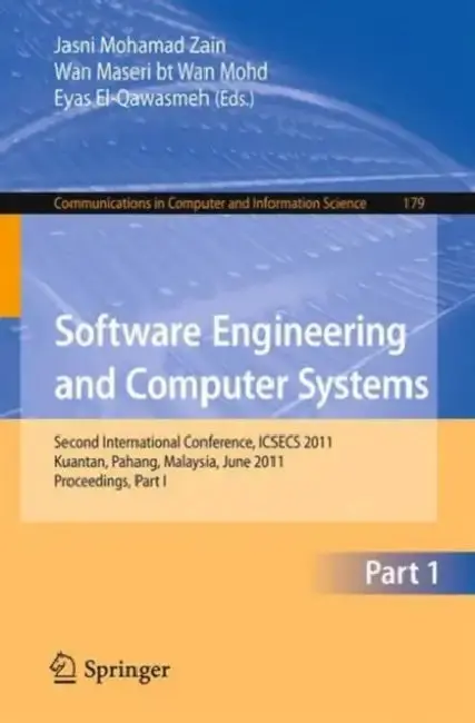 Cover of Software Engineering and Computer Systems, Part I