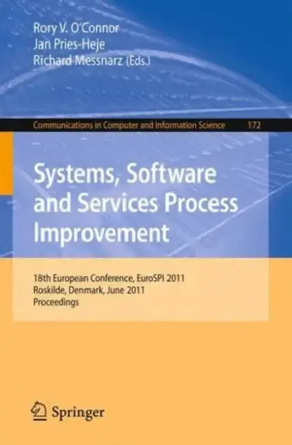 Cover of Systems, Software and Services Process Improvement