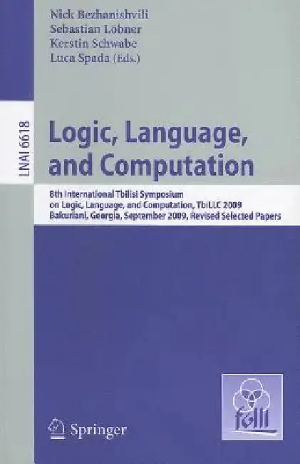 Cover of Logic, Language, and Computation