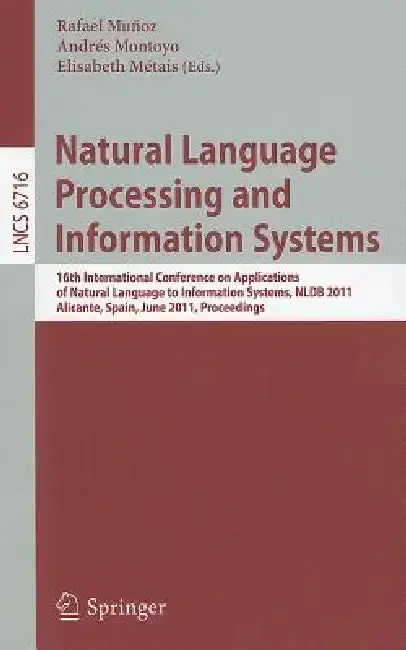 Cover of Natural Language Processing and Information Systems
