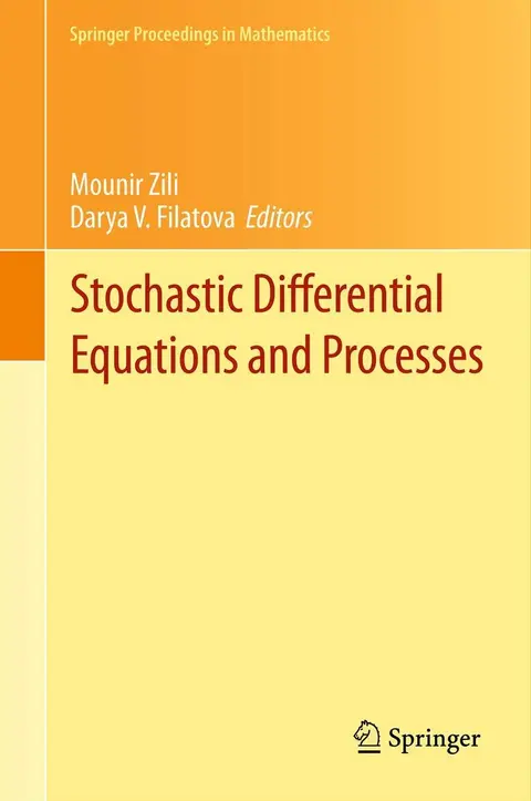 Cover of Stochastic Differential Equations and Processes