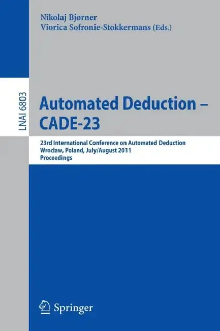 Cover of Automated Deduction -- Cade-23