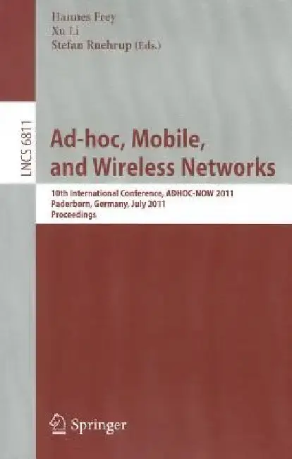 Cover of Ad-Hoc, Mobile, and Wireless Networks