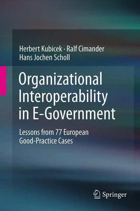 Cover of Organizational Interoperability in E-Government