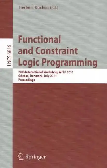 Cover of Functional and Constraint Logic Programming