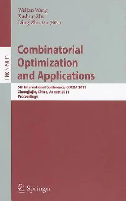 Cover of Combinatorial Optimization and Applications