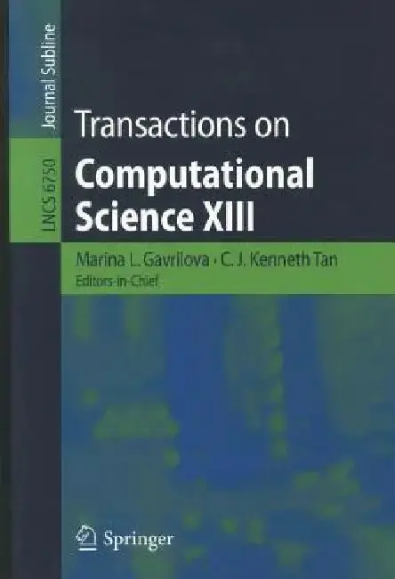 Cover of Transactions on Computational Science XIII