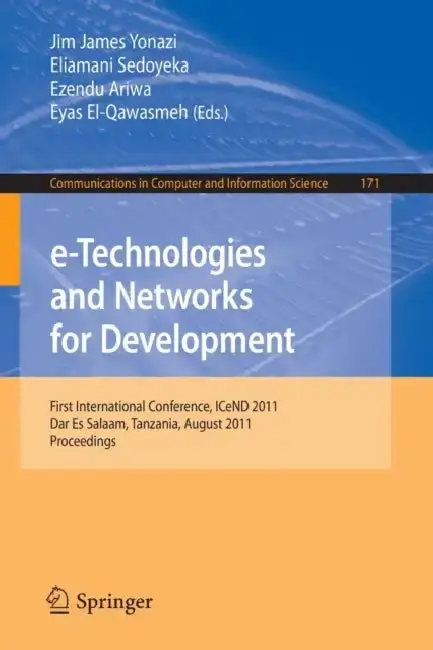 Cover of E-Technologies and Networks for Development
