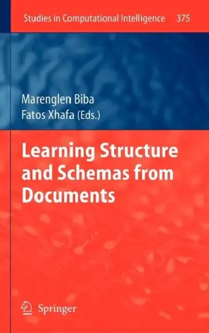 Cover of Learning Structure and Schemas from Documents