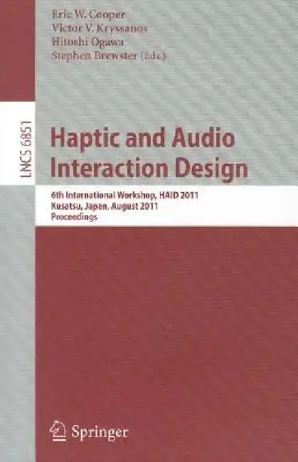 Cover of Haptic and Audio Interaction Design