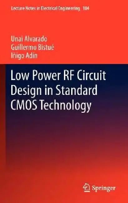 Cover of Low Power RF Circuit Design in Standard CMOS Technology