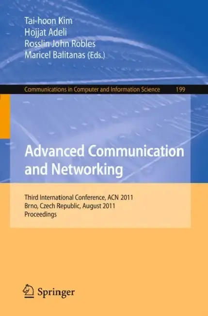 Cover of Advanced Communication and Networking