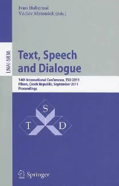 Cover of Text, Speech and Dialogue