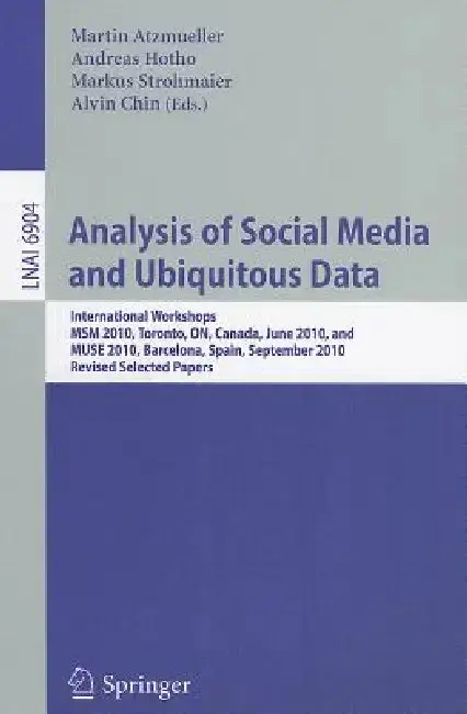 Cover of Analysis of Social Media and Ubiquitous Data