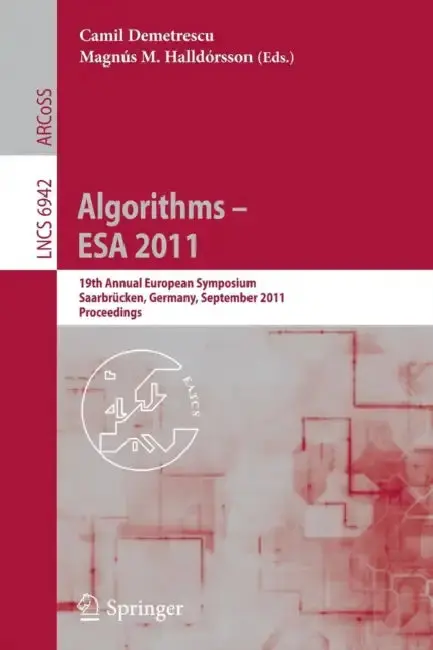 Cover of Algorithms -- ESA 2011