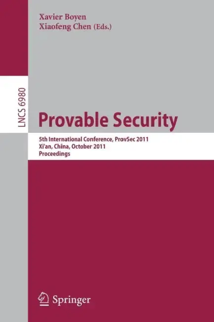 Cover of Provable Security