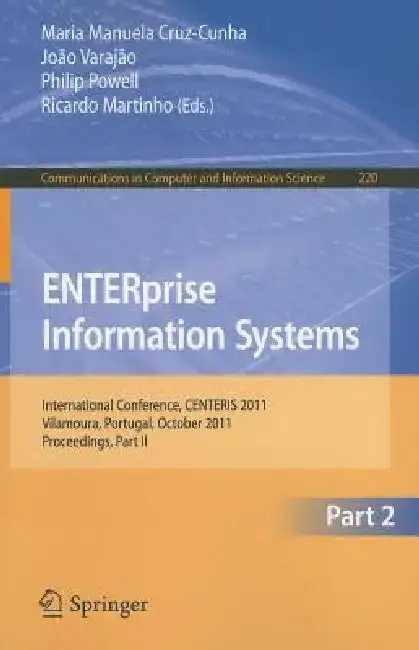 Cover of Enterprise Information Systems