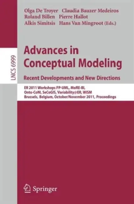Cover of Advances in Conceptual Modeling. Recent Developments and New Directions