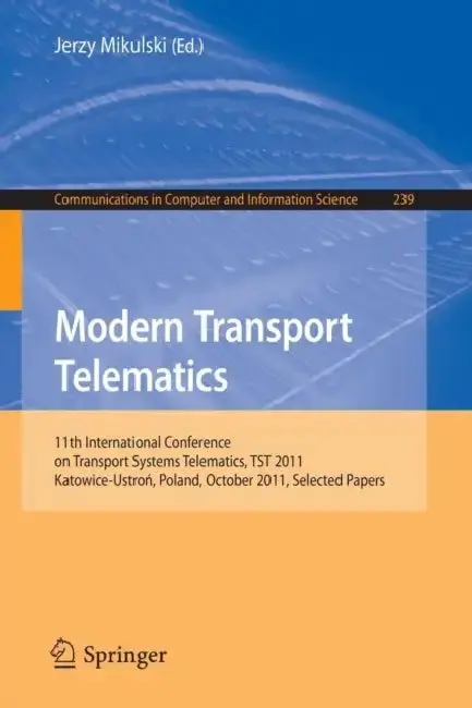 Cover of Modern Transport Telematics
