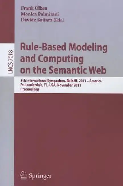 Cover of Rule-Based Modeling and Computing on the Semantic Web