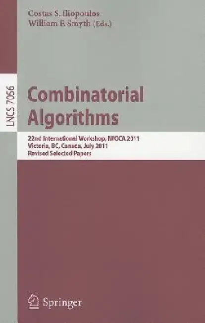 Cover of Combinatorial Algorithms
