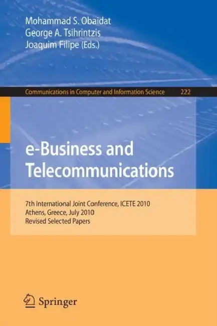 Cover of e-Business and Telecommunications