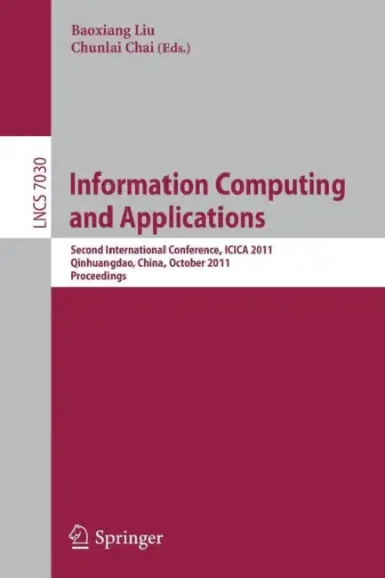 Cover of Information Computing and Applications