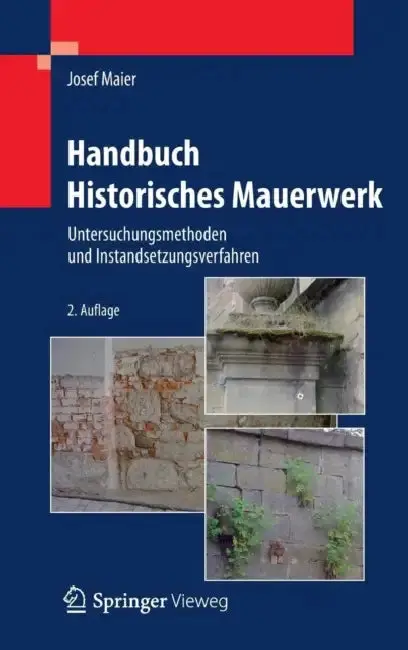 Cover of Handbuch Historisches Mauerwerk