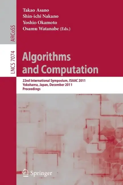 Cover of Algorithms and Computation