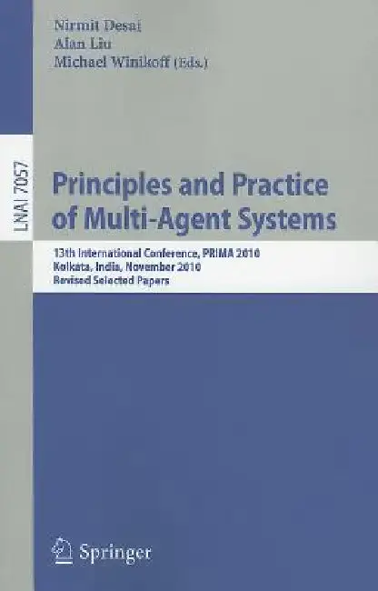 Cover of Principles and Practice of Multi-Agent Systems