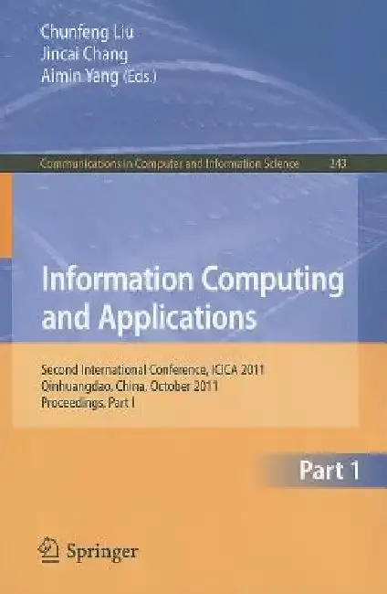 Cover of Information Computing and Applications