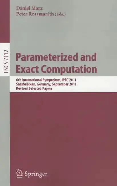 Cover of Parameterized and Exact Computation