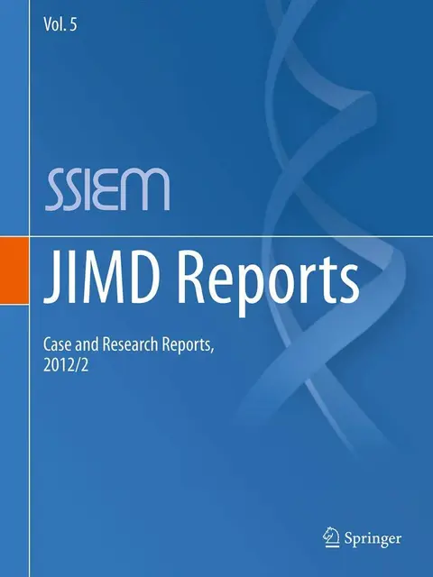 Cover of JIMD Reports - Case and Research Reports, 2012/2