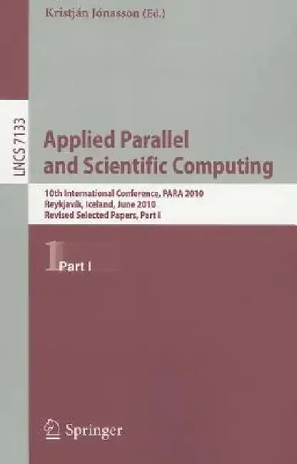 Cover of Applied Parallel and Scientific Computing