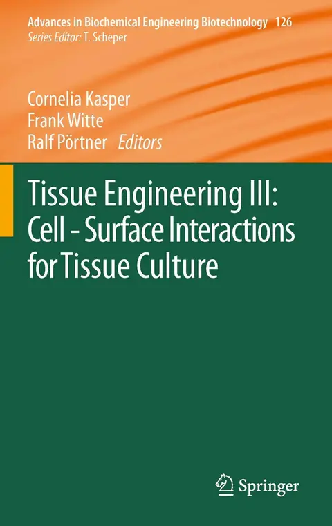 Cover of Tissue Engineering III
