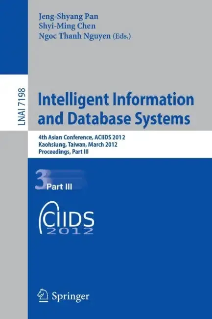 Cover of Intelligent Information and Database Systems
