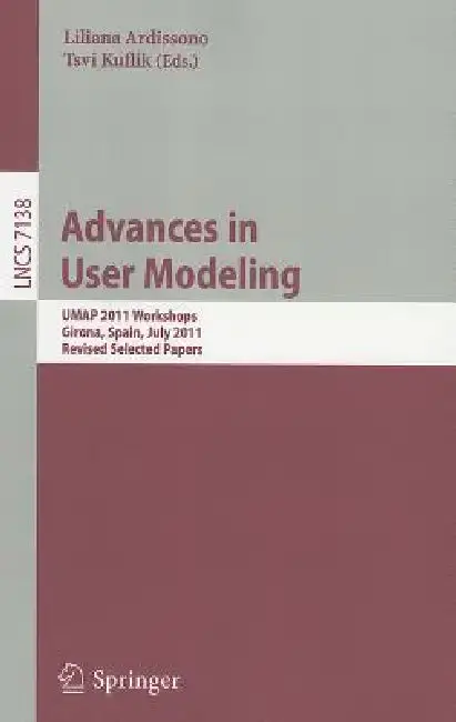 Cover of Advances in User Modeling