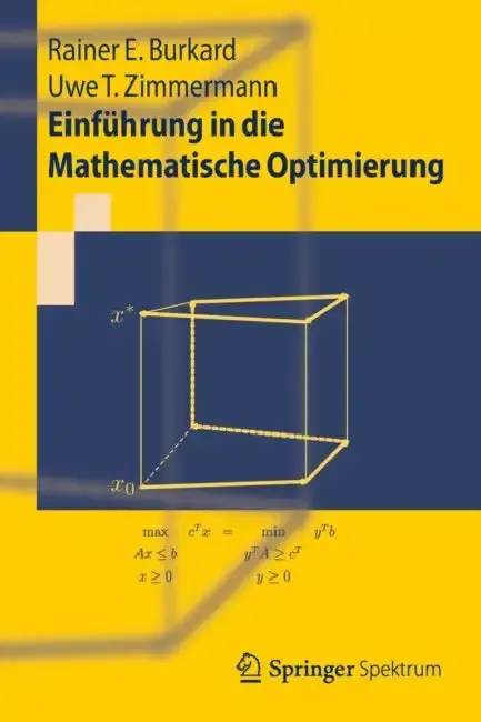Cover of Einführung in Die Mathematische Optimierung