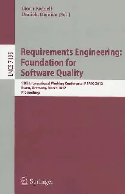 Cover of Requirements Engineering