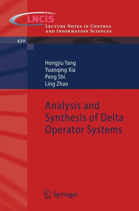 Cover of Analysis and Synthesis of Delta Operator Systems