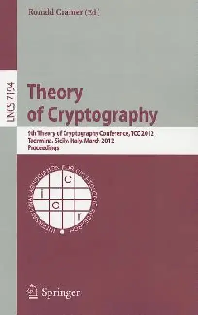 Cover of Theory of Cryptography
