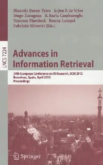 Cover of Advances in Information Retrieval